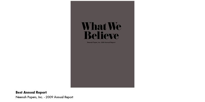 2010 Award - Best Annual Report