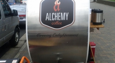 Alchemy Coffee Stand Wide Format