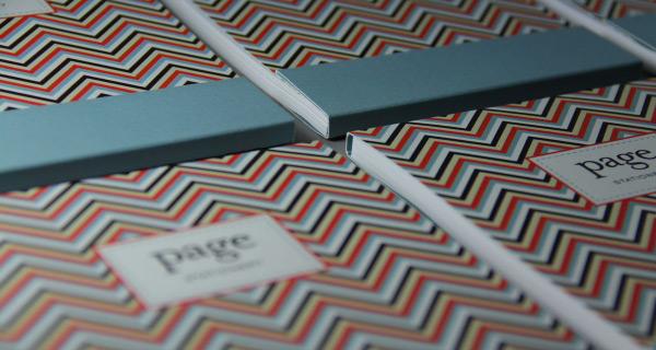 Page Stationery - Notepad with Chevron design
