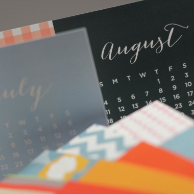 Page Stationery - Desk Calendar