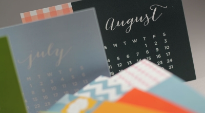 Page Stationery - Desk Calendar