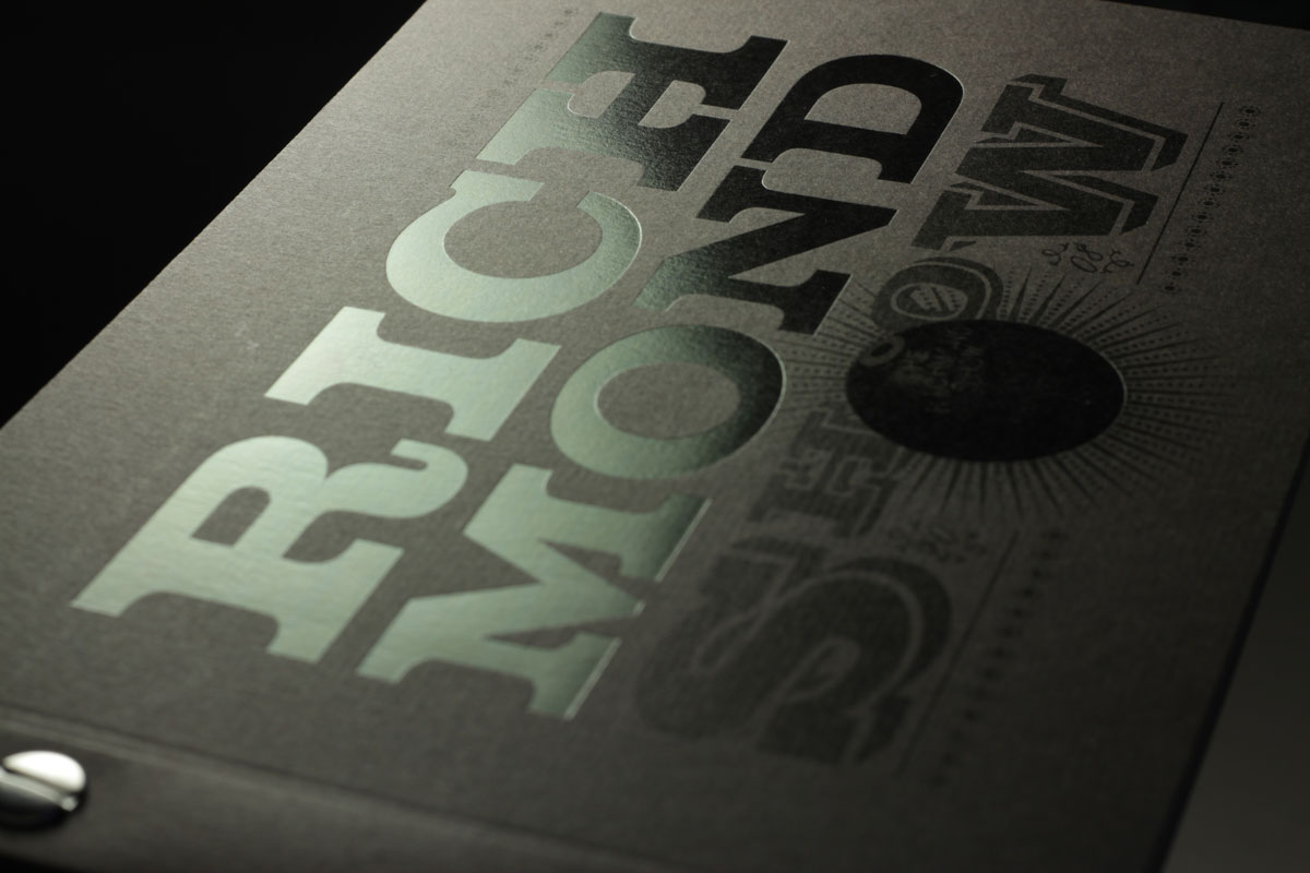 Richmond Show Book with black foil stamp