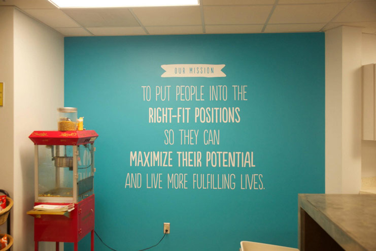 Snag A Job - Wall quote - Worth Wide